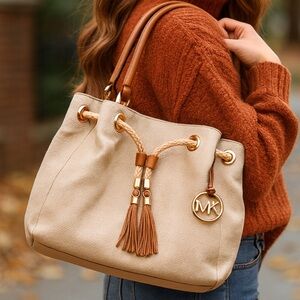 Michael Kors Beige and Tan Women's Bag